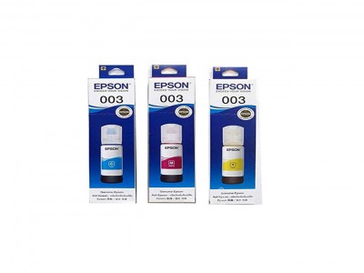 Refill Tinta Epson 003 Color Original - Epson L1110/ L3100/ l3101/ l3110/ l3150/ l5190